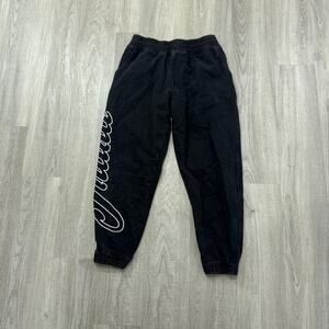 Inaka Power Sweatpants Men's Small Black Spellout Training Gym Workout Lifting